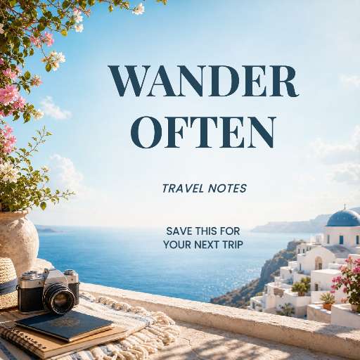 Preview for Wander Often Travel Quote Instagram Template