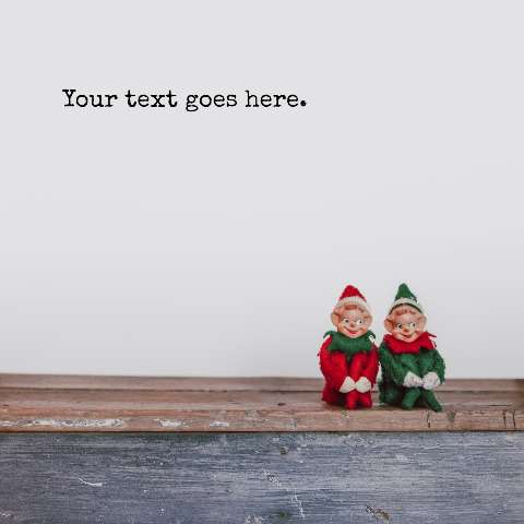 Preview for Christmas-elf-figurines-holidaymeme-template-68141
