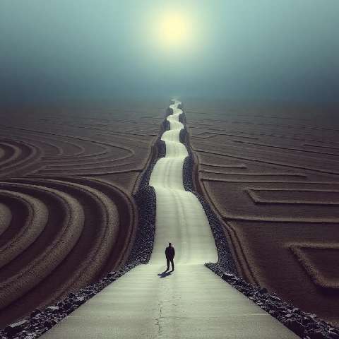 Preview for Man-on-pathway-aiunique-template-7f2db