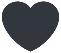 Preview for Dark-heart-icon-design-heart-emoji-template-f0204