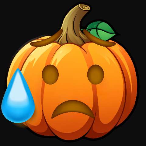 Preview for Sad-pumpkin-illustration-emoji-halloween-template-47d0b