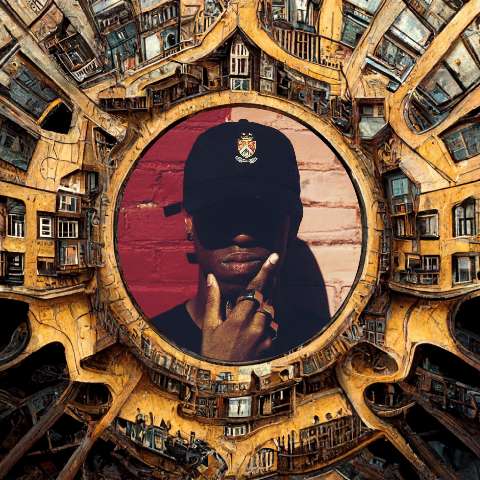 Preview for Surreal-architecture-portrait-ai-image-template-6cbbe