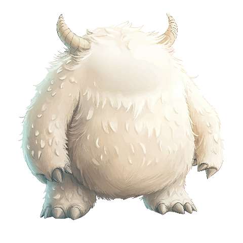 Preview for White-fantasy-creature-illustration-large-monster-template-98a47