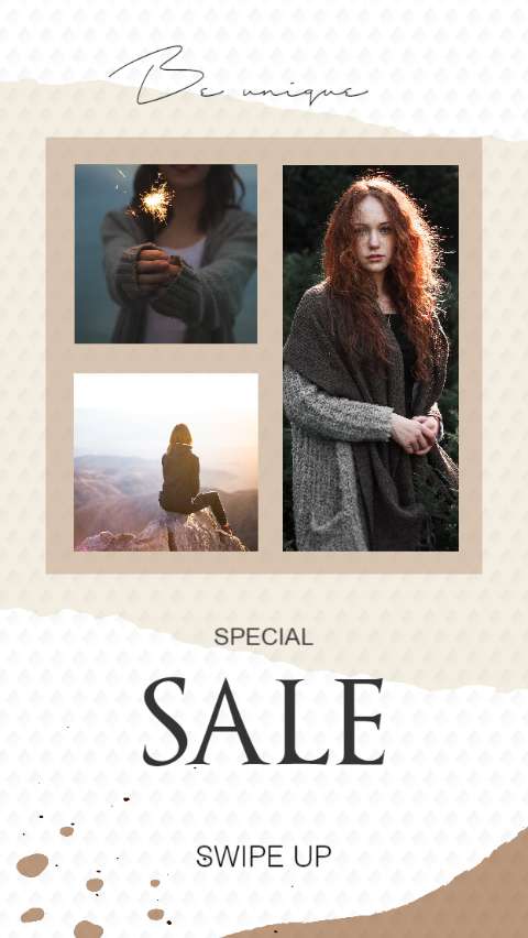 Preview for Special-sale-be-unique-story-collage-template-f6f92