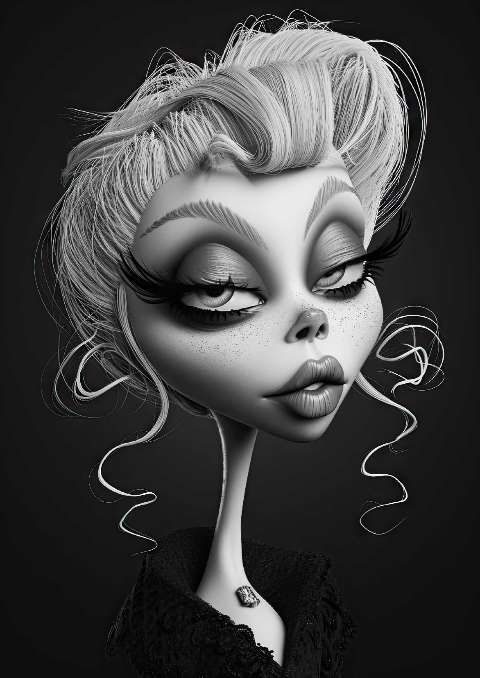 Preview for Surreal-digital-art-portrait-celebrities-template-4b5cc