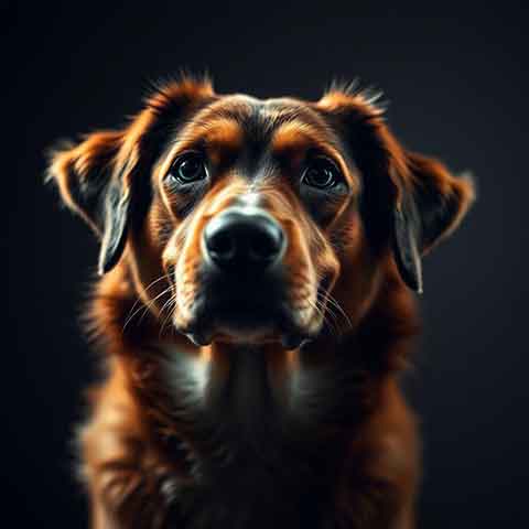 Preview for Brown Dog Portrait Template