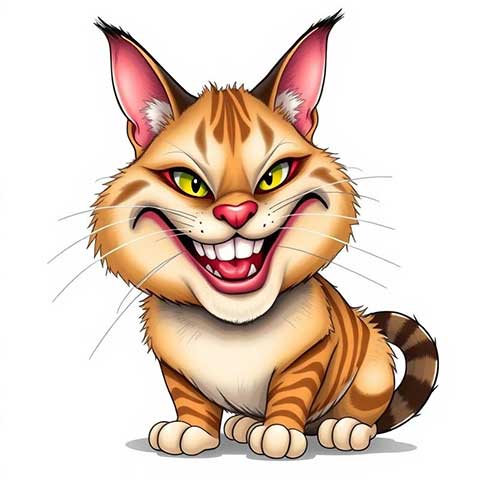 Preview for Cartoon-orange-tabby-cat-aistickerunique-template-110b3