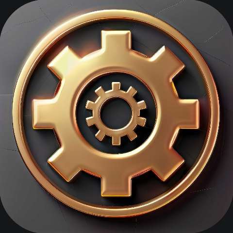 Preview for Golden-gear-icon-design-settings-app-template-4e3eb