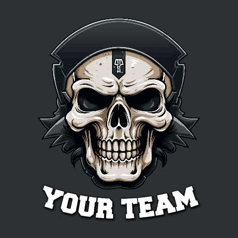 Preview for Customizable-skull-team-logo-logo-mascot-template-61b42