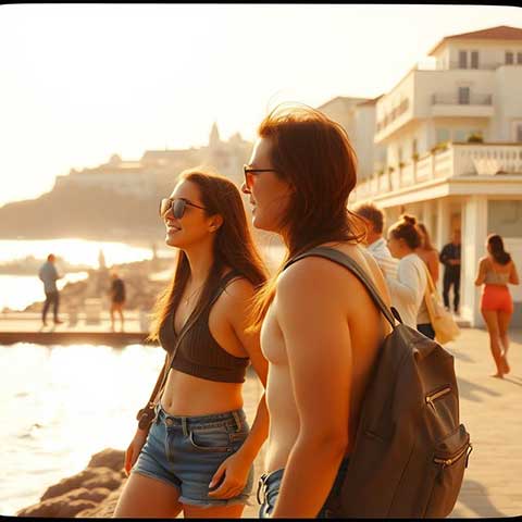 Preview for Seaside-couple-promenade-aiphotography-template-c7e26