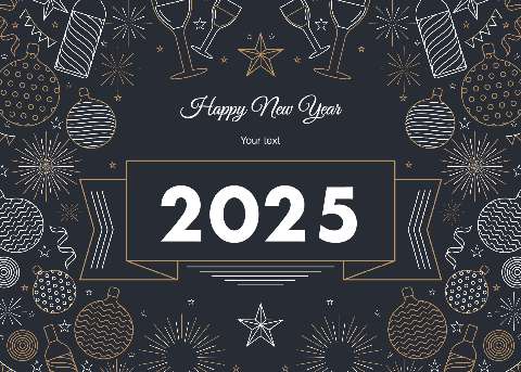 Preview for Happy-new-year-2025-greeting-card-template-470c1