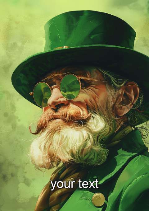 Preview for Lucky-leprechaun-portrait-st-patricks-template-cef95
