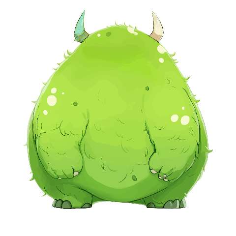 Preview for Cute-green-monster-illustration-large-monster-template-e8f9e