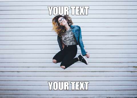 Preview for Young-woman-jumping-meme-classic-template-20c8c
