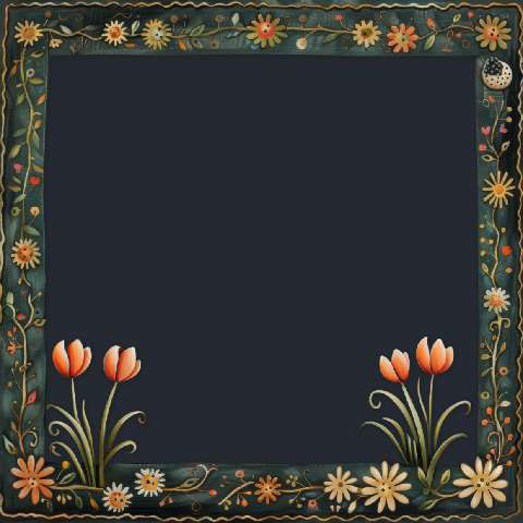 Preview for Floral-frame-design-template-flower-frame-237ca