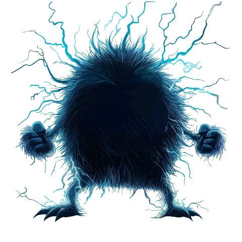 Preview for Electric-furry-creature-art-elemental-monster-template-b1c8f