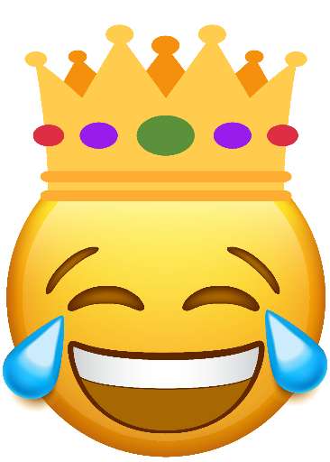 Preview for Laughing-royal-emoji-emoji-classic-template-0334b