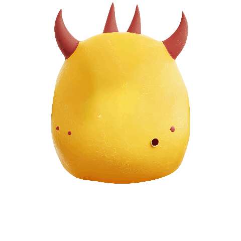 Preview for Yellow-devil-toy-figure-monster-torso-template-f480a