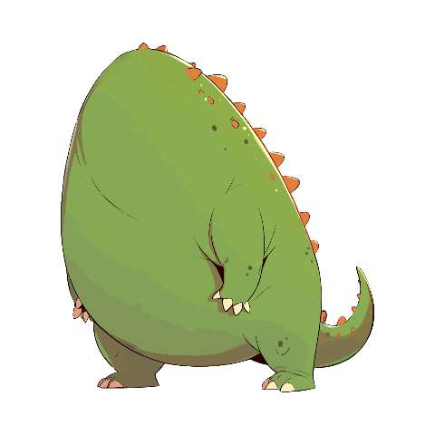 Preview for Cartoon-dinosaur-illustration-character-monster-template-63bb3