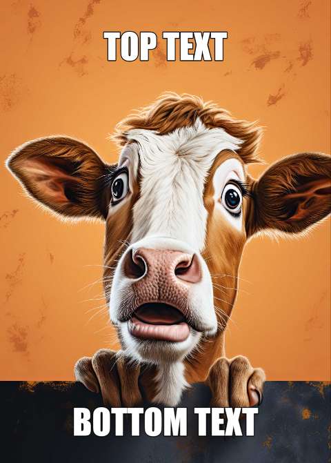 Preview for Funny-cow-meme-template-meme-animal-1103f