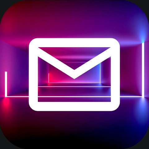Preview for Email-icon-neon-light-template-b4c6e