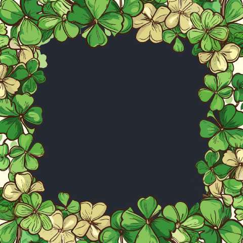 Preview for Shamrock-frame-illustration-st-patricks-template-05718
