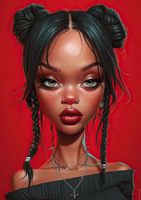 Preview for Digital-art-portrait-celebrities-template-625a1