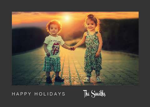 Preview for The-smiths-holiday-greeting-holiday-card-template-952b2