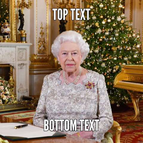 Preview for Queen-elizabeth-christmas-meme-template-holidaymeme-b2bf7