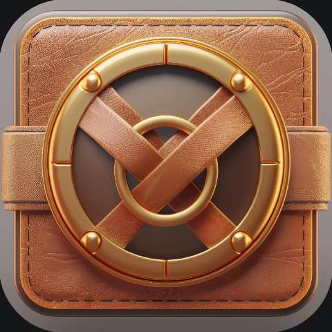 Preview for Luxury Leather App Icon Template