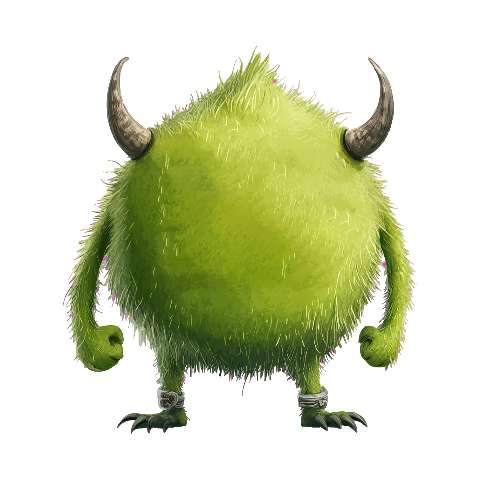 Preview for Green-horned-monster-colorful-monster-template-7f1f6