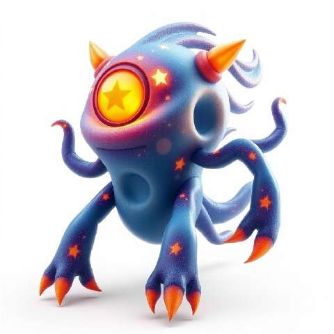 Preview for Fantasy-creature-glowing-eye-aimonsterstyle-template-38976