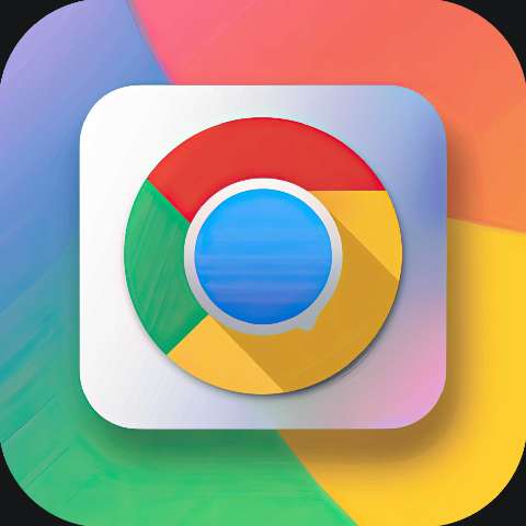 Preview for Colorful Browser App Icon Template