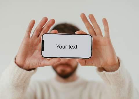 Preview for Mobile-device-mockup-template-meme-human-cb69a