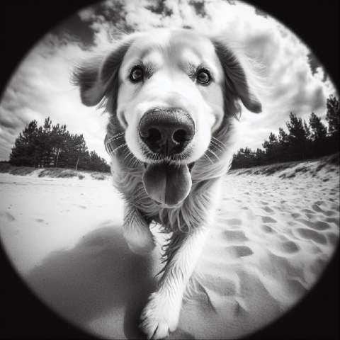 Preview for Dog On The Beach Design Template