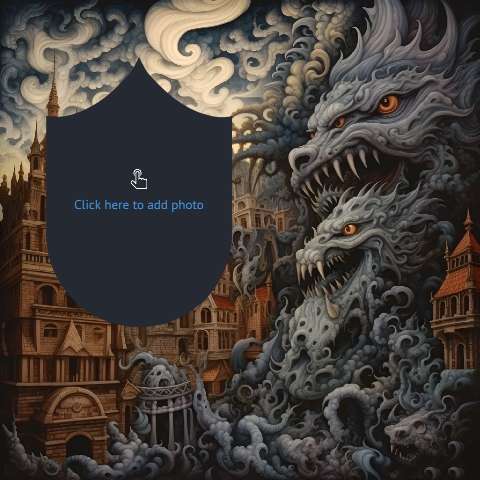 Preview for Monster-attacking-medieval-city-surreal-template-68c71