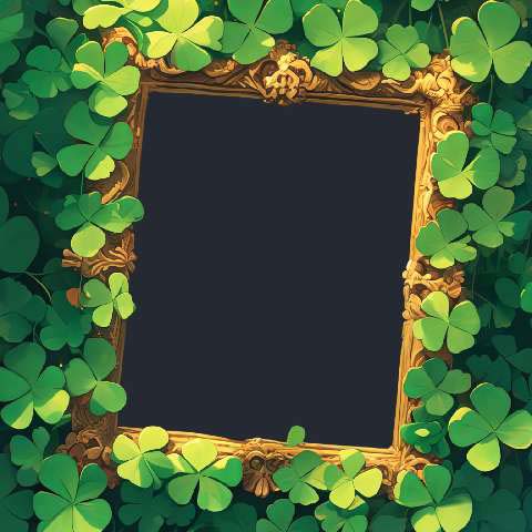 Preview for Golden-shamrock-frame-st-patricks-template-5b04e
