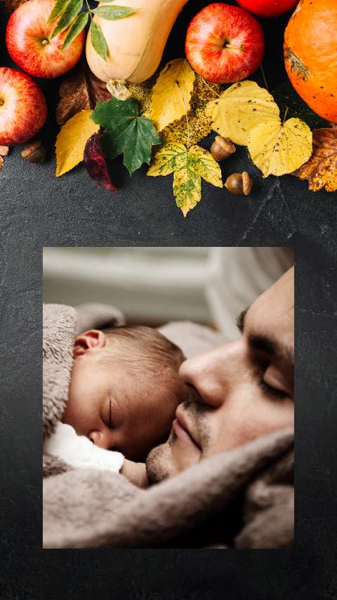Preview for Father-baby-autumn-bonding-thanksgiving-story-template-e50e1