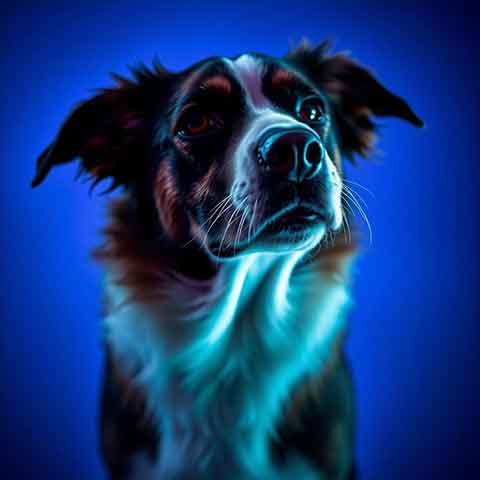 Preview for Mysterious Dog Portrait Design Template