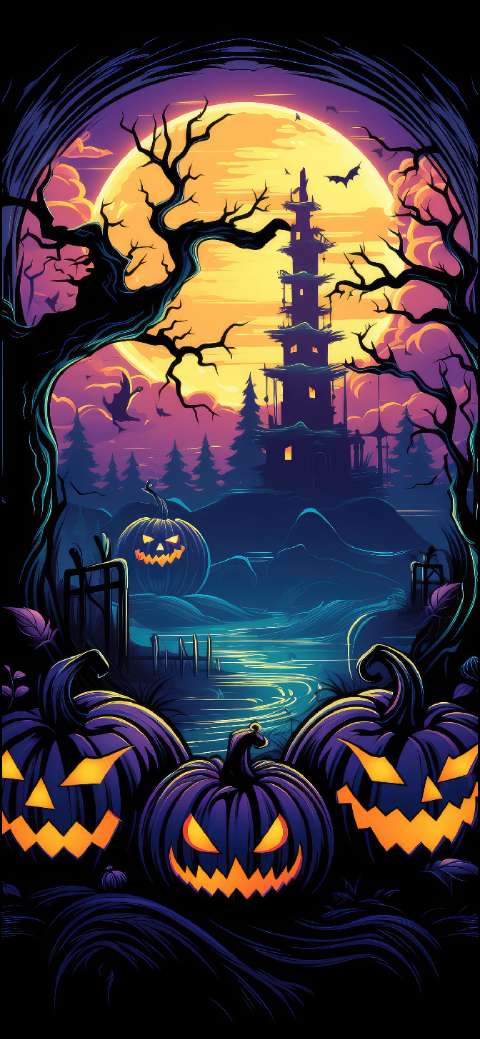 Preview for Halloween-night-scene-halloween-phone-template-2fe2a
