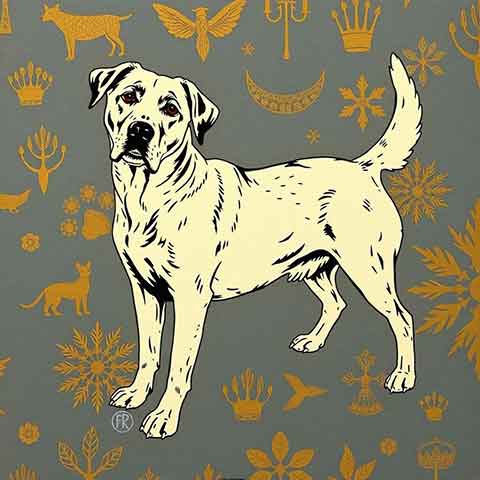Preview for Illustration Of A Dog Design Template