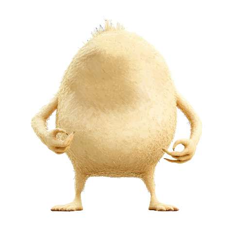 Preview for Fluffy-cartoon-character-ugly-monster-template-4e8a2