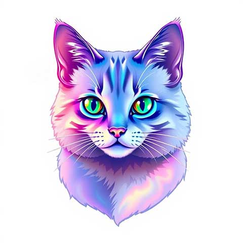 Preview for Colorful-cat-illustration-aistickerunique-template-38138