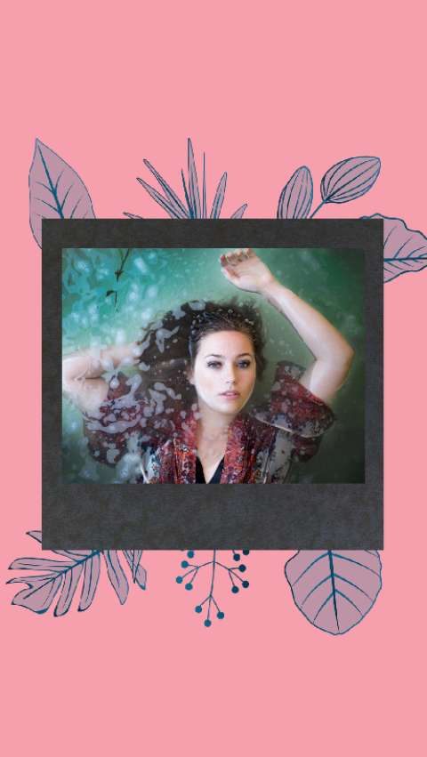 Preview for Serene-woman-floating-in-water-photo-story-template-a2300