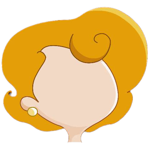 Preview for Cartoon-woman-blonde-hair-emoji-human-template-68c21