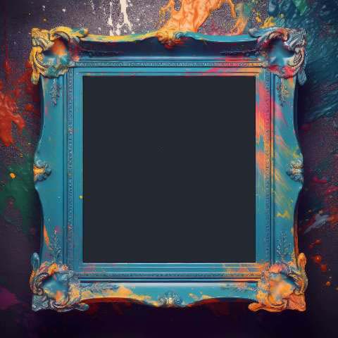 Preview for Artistic-picture-frame-design-colorful-frame-template-b5db1