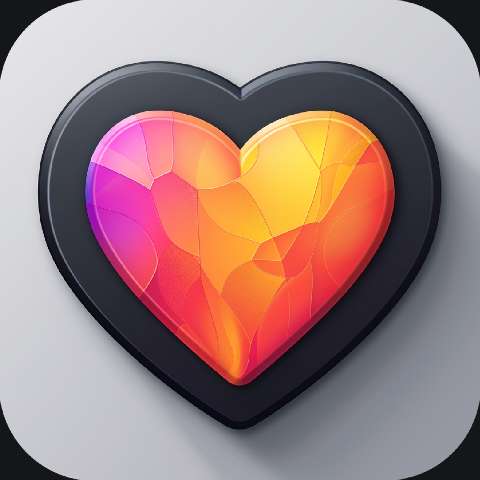 Preview for Colorful-heart-icon-design-love-app-template-89c59
