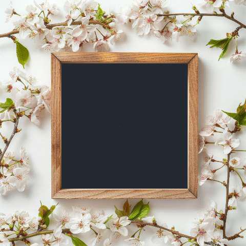 Preview for Chalkboard-floral-border-mothers-day-template-9c318