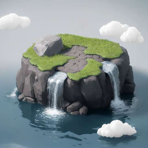 Preview for Serene-island-oasis-3d-art-dark-tiny-template-a2d5c