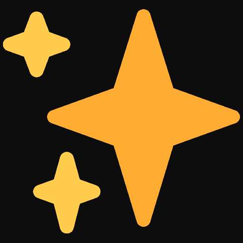 Preview for Yellow-stars-black-background-emoji-object-template-5f145